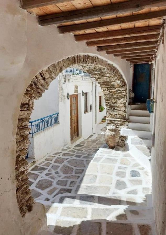 Traditional Family House, Ground Floor With Yard Κόρωνος Εξωτερικό φωτογραφία