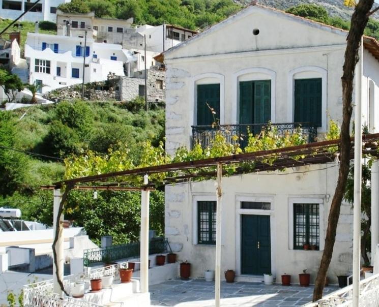 Traditional Family House, Ground Floor With Yard Κόρωνος Εξωτερικό φωτογραφία