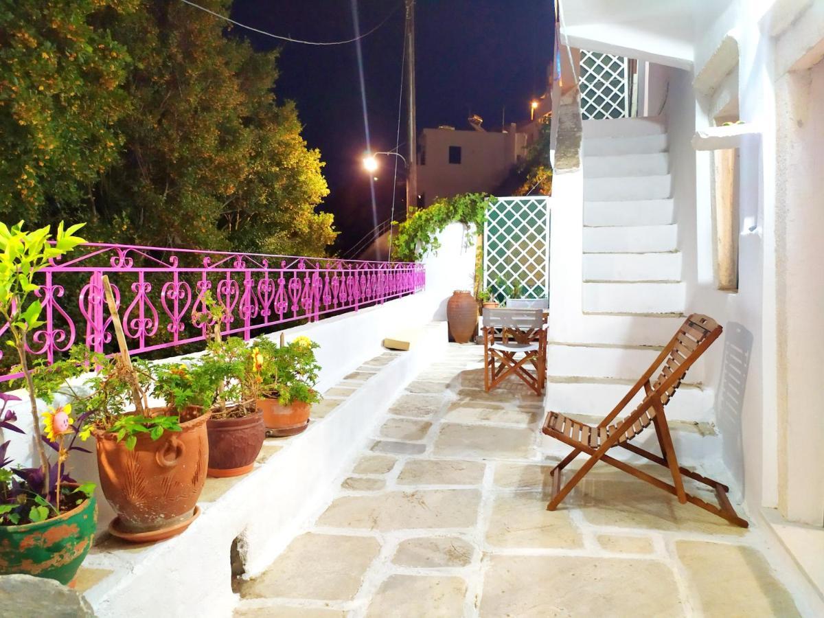 Traditional Family House, Ground Floor With Yard Κόρωνος Εξωτερικό φωτογραφία